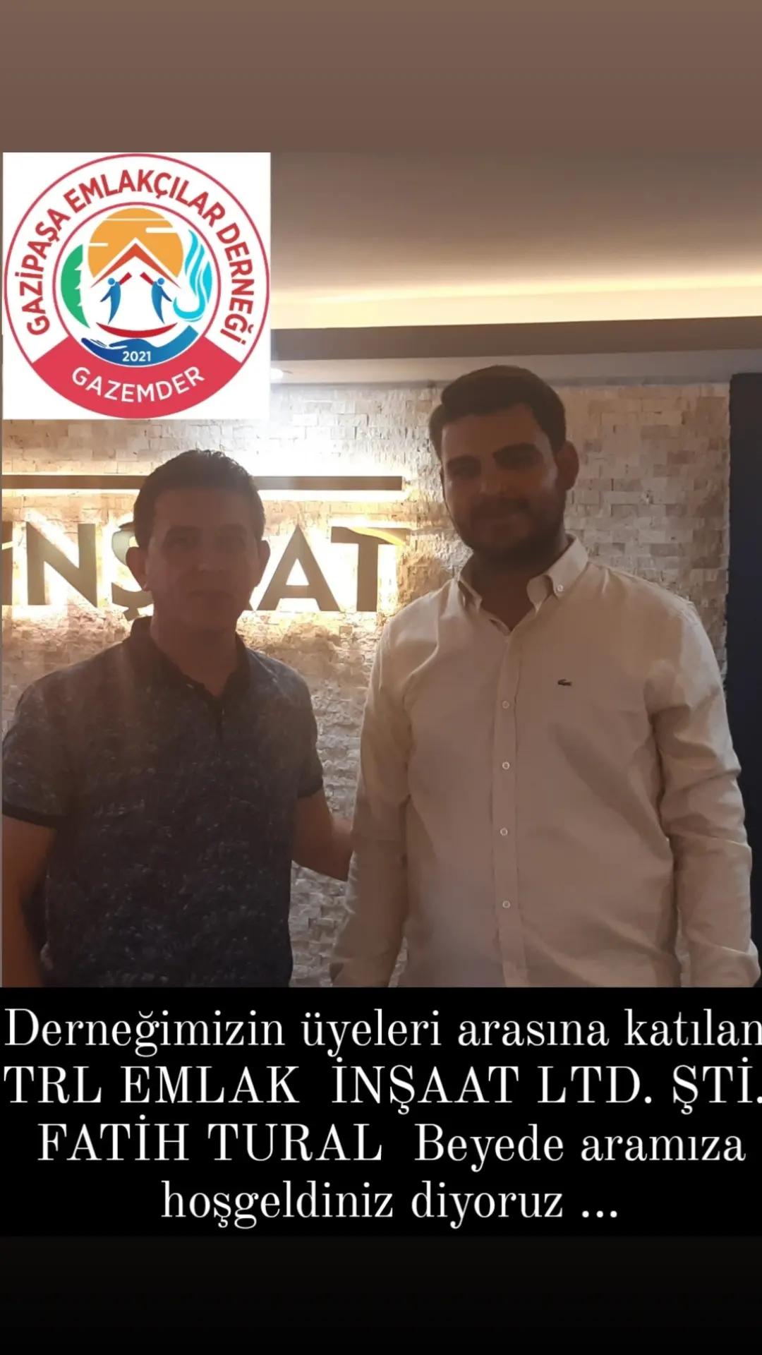 Bir hayırlı olsun  da fatih kardeşimize...