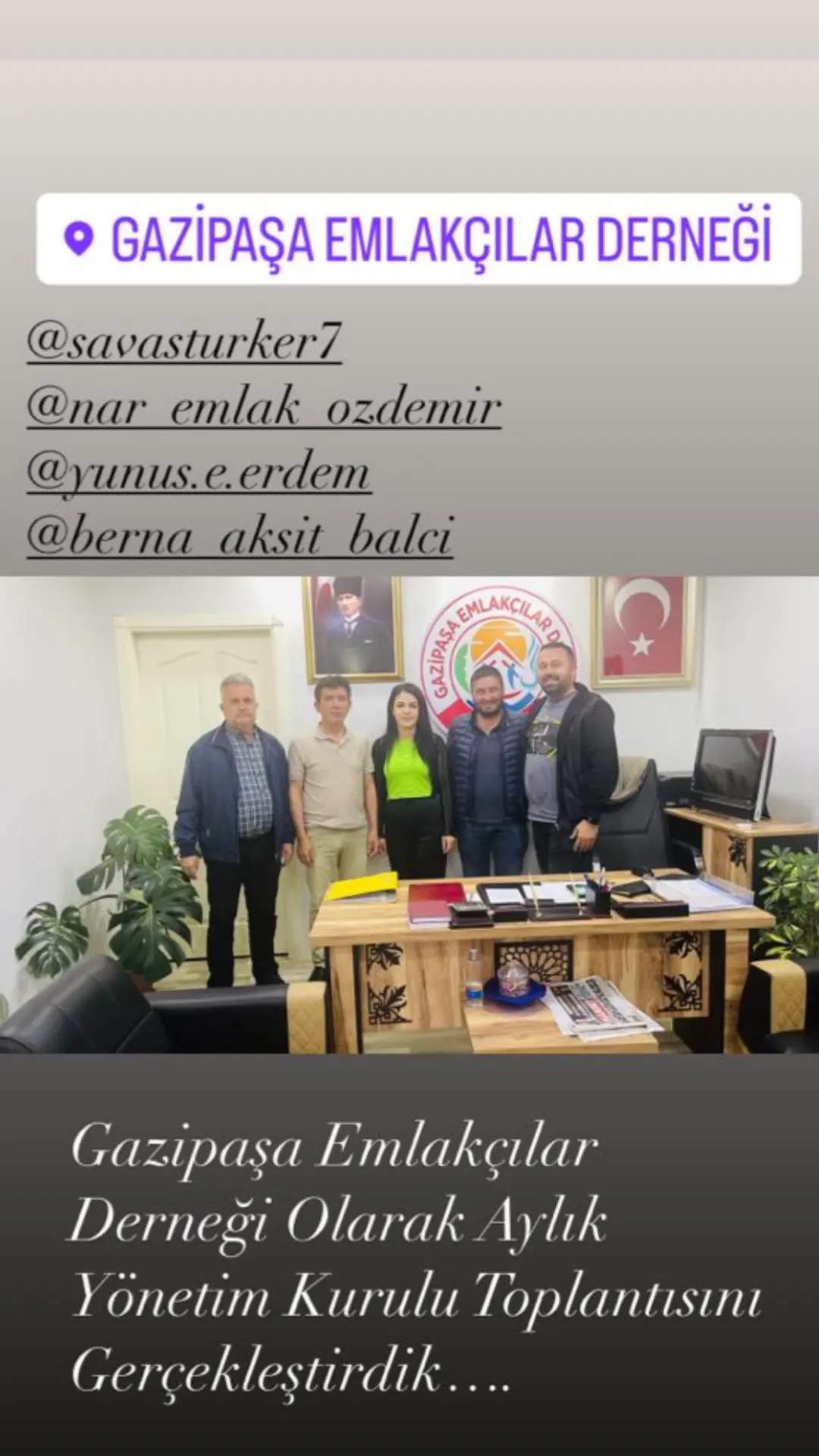 Mayıs ayı yönetim kurulu toplantımızı gerçekleştirdik. 