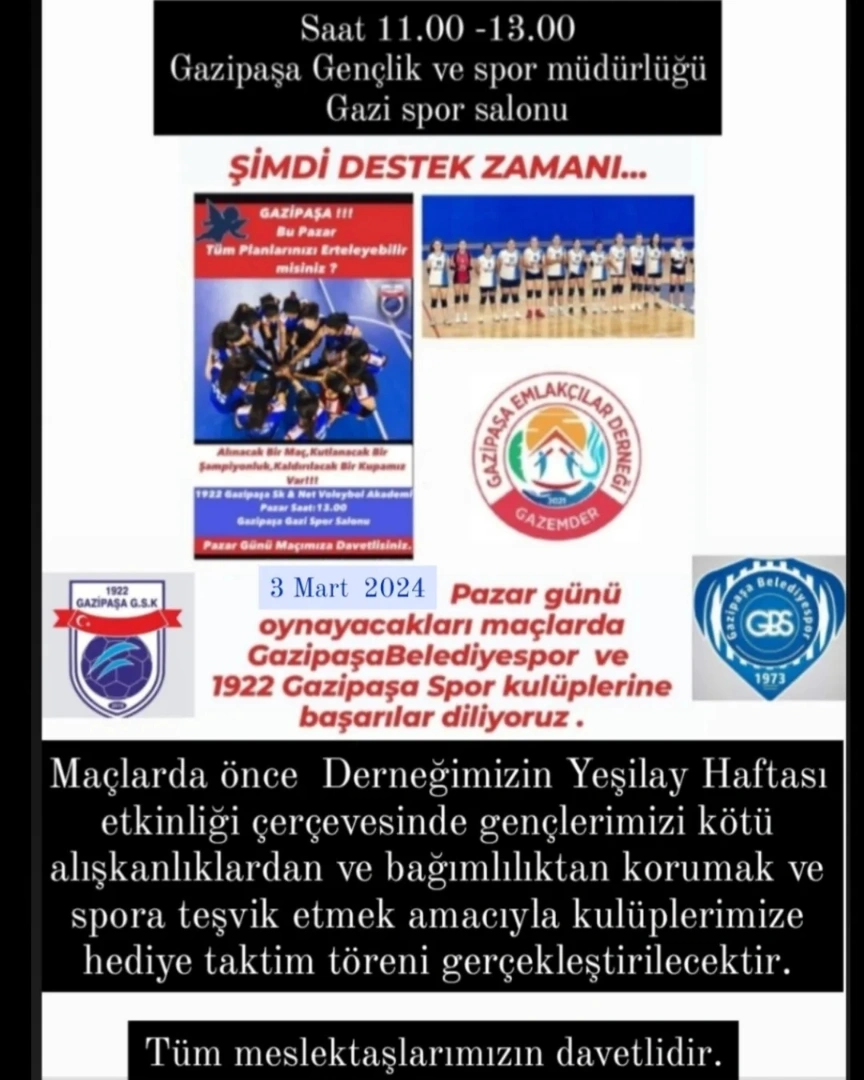 Sosyal farkındalık projelerimize devam.