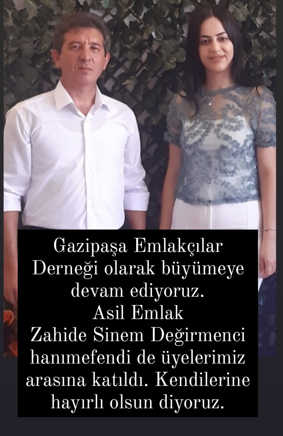 Yeni üyemize hoş geldiniz diyoruz. 