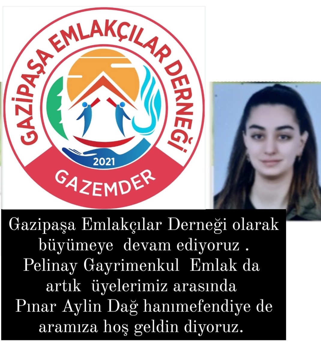 PELİNAY GAYRİMENKUL 'DE ARTIK ÜYELERİMİZ ARASINDA.